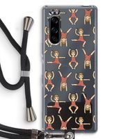 Gymboys: Sony Xperia 5 Transparant Hoesje met koord