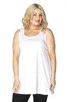 Yoek Top flare | Wit | Maat 42/44