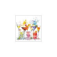 Ambiente servetten 25cm splashing drinks