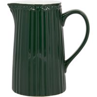 GreenGate Schenkkan / Waterkan Alice Pinewood groen (1 liter) - Donkergroene Kan