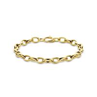 14k Geelgouden Armband met Schakelbreedte van 6 mm - Elegantie en Comfort
