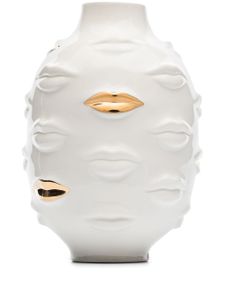 Jonathan Adler vase Gilded Gala en porcelaine - Blanc