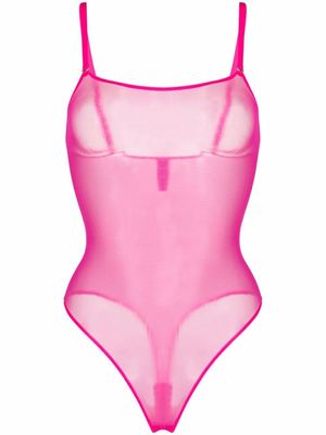 Maison Close body façon string - Rose