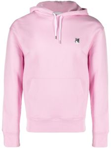 Maison Kitsuné hoodie en coton à logo brodé - Rose