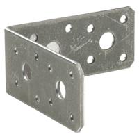 Hoekankers/stoelhoeken - 1x - verzinkt staal - breedte 4 cm - lengte 9 x 9 cm - Ijzerwaren   - - thumbnail