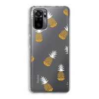 Ananasjes: Xiaomi Redmi Note 10 Pro Transparant Hoesje