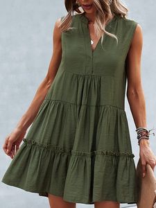 Loose Casual Dress With No