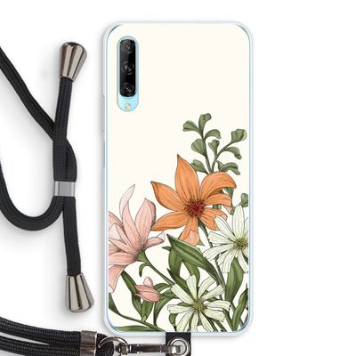 Floral bouquet: Huawei P Smart Pro Transparant Hoesje met koord
