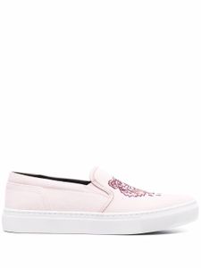 Kenzo chaussures de skate à motif tête de tigre signature - Rose