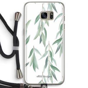 Branch up your life: Samsung Galaxy S7 Edge Transparant Hoesje met koord