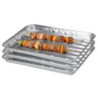 BBQ Collection barbecue grillschalen - Set van 125x stuks - 34 x 32 cm - Vlees grillen - BBQ rooster BBQ Collection barbecue grillschalen - Set van 125x stuks - 34 x 32 cm - Vlees grillen - BBQ rooster