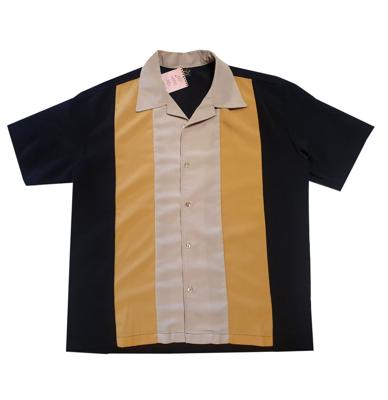 Steady Triple Tone Shirt Black Gold-L