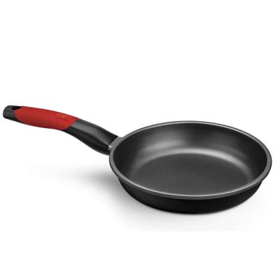 Antiaanbakpan BRA A411224 Ø 24 cm Zwart Rood Roestvrij staal Aluminium