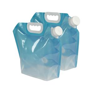 Opvouwbare waterzak - 2x - 5 liter - met kraan - kamperen / survival