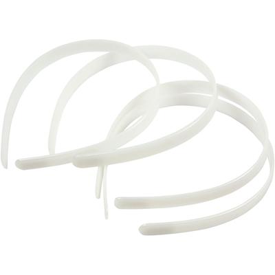 Creativ Company Haarbanden, b: 13 mm, wit, 5 stuk/ 1 doos