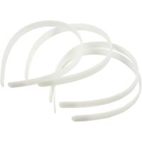 Creativ Company Haarbanden, b: 13 mm, wit, 5 stuk/ 1 doos