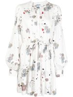 Macgraw robe courte In Cahoots imprimée - Blanc