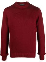 Dell'oglio pull en maille à col rond - Rouge