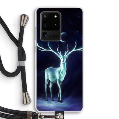 Nightbringer: Samsung Galaxy S20 Ultra Transparant Hoesje met koord