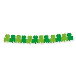 1x stuks Klavertje drie slinger 3 meter shamrock