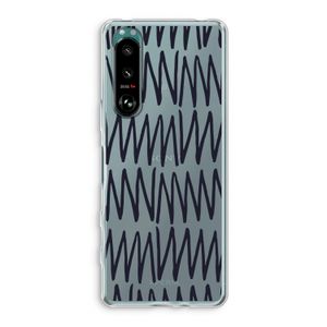 Marrakech Zigzag: Sony Xperia 5 III Transparant Hoesje