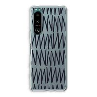 Marrakech Zigzag: Sony Xperia 5 III Transparant Hoesje
