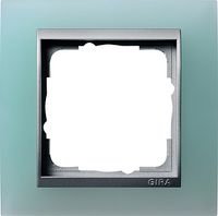 Gira Event Opaak Mint / Aluminium 1-voudig