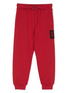 Dolce & Gabbana Kids pantalon de jogging à ornements strassés - Rouge