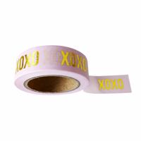 Tape washi roze xoxo | 9 stuks