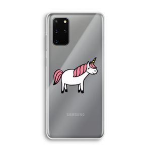 Eenhoorn: Samsung Galaxy S20 Plus Transparant Hoesje