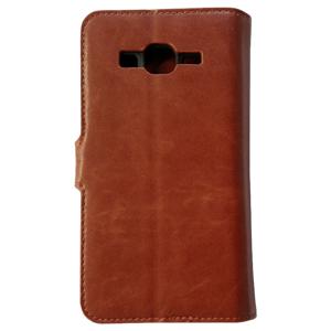 Galaxy On7 hoesje bruin