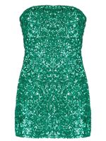 Retrofete robe Heather courte à ornements en sequins - Vert