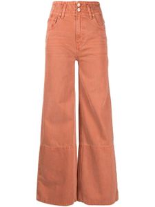 Ulla Johnson jean ample à taille haute - Orange