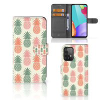 Samsung Galaxy A52 Book Cover Ananas