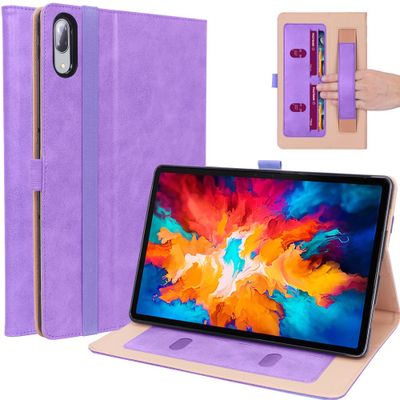 Luxe stand flip sleepcover hoes - Lenovo Tab P11 Pro - Paars