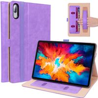 Luxe stand flip sleepcover hoes - Lenovo Tab P11 Pro - Paars
