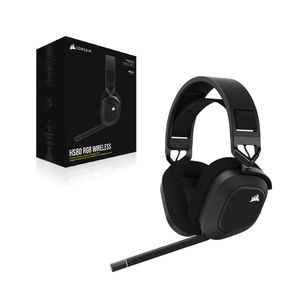 Headset met Bluetooth en microfoon Corsair HS80 RGB Zwart Multicolour