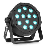 Retourdeal - BeamZ SlimPar37 LED par met 12x 4W RGBW LED&apos;s en DMX -