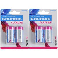 6x Grundig Alkaline batterijen LR14 C 1,5 V - thumbnail