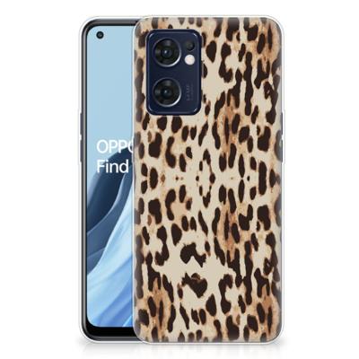 OPPO Reno 7 5G | Find X5 Lite | TPU Hoesje | Leopard