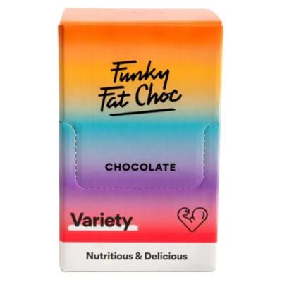 Funky Fat Foods Variety Choc Pack - 10 repen