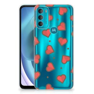 Motorola Moto G71 5G TPU bumper Hearts