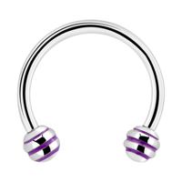 Circular barbell Chirurgisch staal 316L Circular Barbells - thumbnail