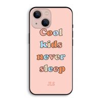 Cool Kids Never Sleep: iPhone 13 Biologisch afbreekbaar hoesje