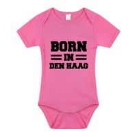 Born in Den Haag kraamcadeau rompertje roze meisjes 92 (18-24 maanden)  -