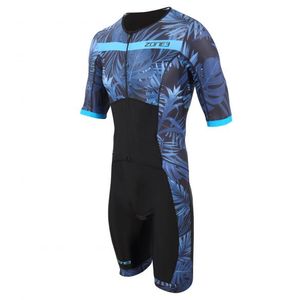 Zone3 Activate plus tropical palm trisuit korte mouw heren XL