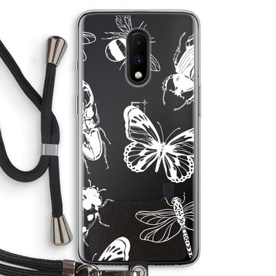 Tiny Bugs: OnePlus 7 Transparant Hoesje met koord
