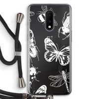 Tiny Bugs: OnePlus 7 Transparant Hoesje met koord