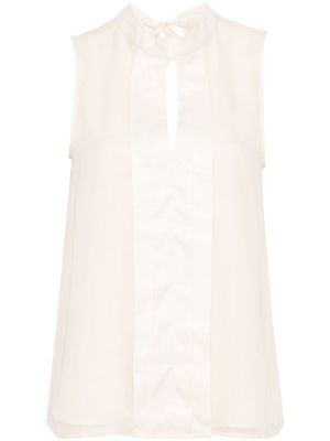 LIU JO blouse à design plissé - Tons neutres