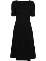Lauren Ralph Lauren robe mi-longue Munzie à coupe évasée - Noir
